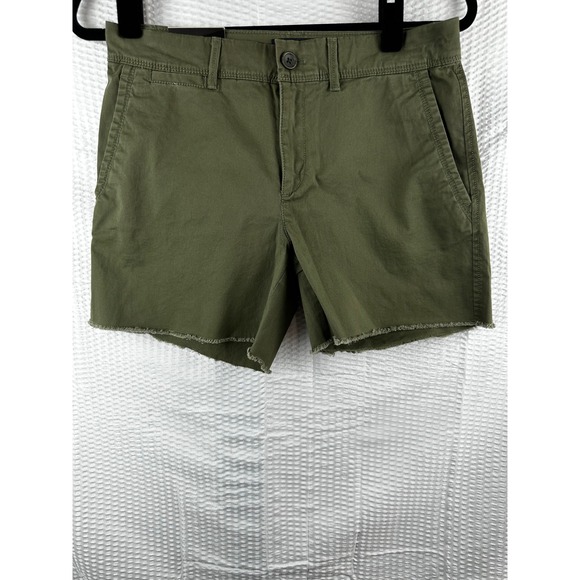 Banana Republic Pants - Banana Republic Womens Olive Green Cutoff Shorts NWT Size 0‎
